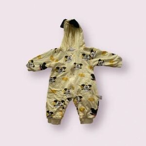 Baby Yellow Mickey One Piece